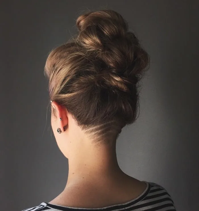 nape undercut hairstyle for women