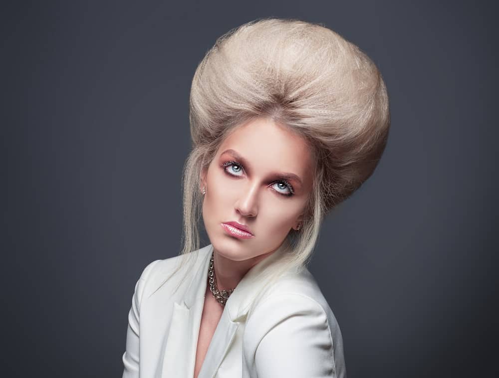 unprofessional bouffant hairstyle for women