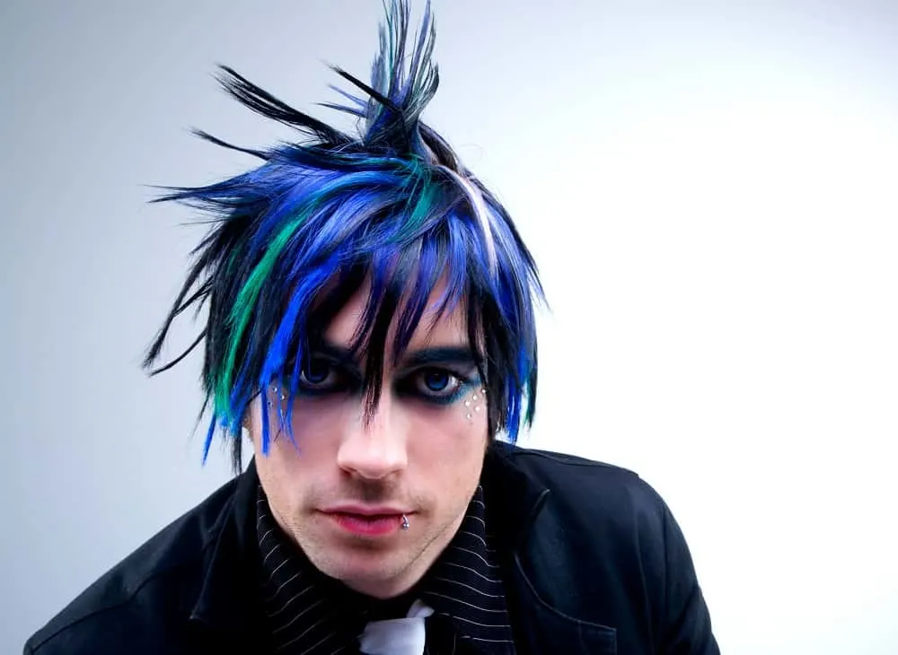unprofessional punk hairstyle for guys