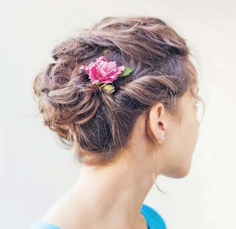 updo for medium hair