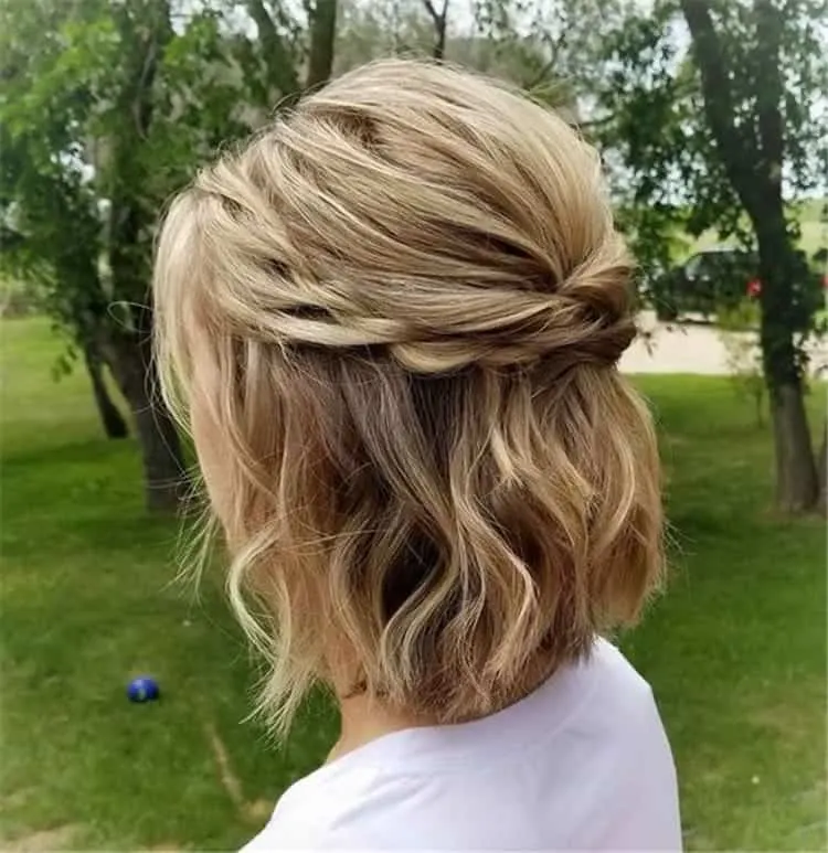 Updo for Short Fine Hair