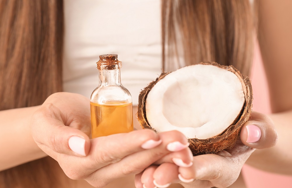 using coconut oil for hair