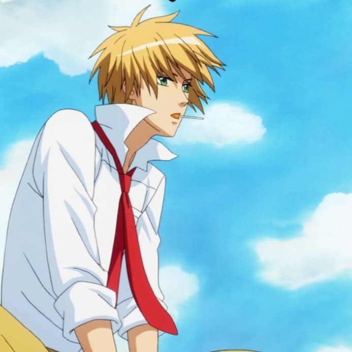 anime boy with blonde hair - Usui Takumi