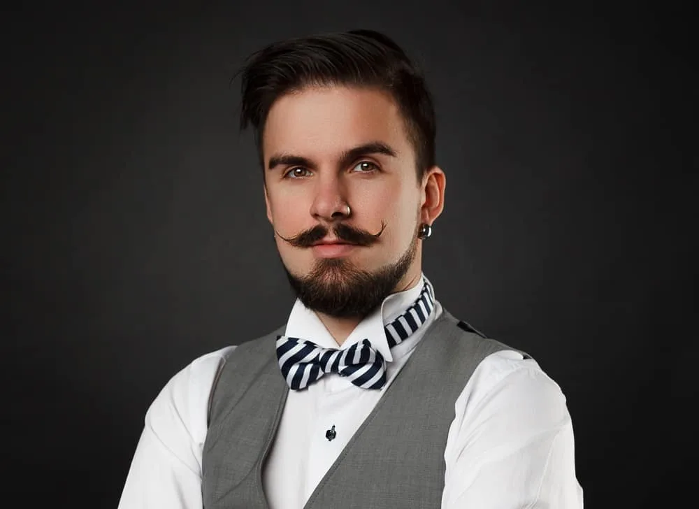 van dyke beard with imperial mustache