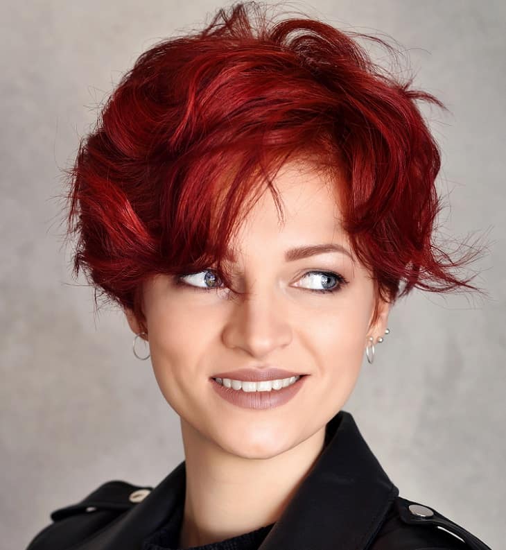 Short Choppy Red Hairstyles 70 Short Choppy Hairstyles For Any Taste Choppy Bob Layers Bangs 0575