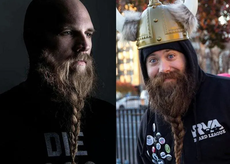 Single Braid Viking Beard