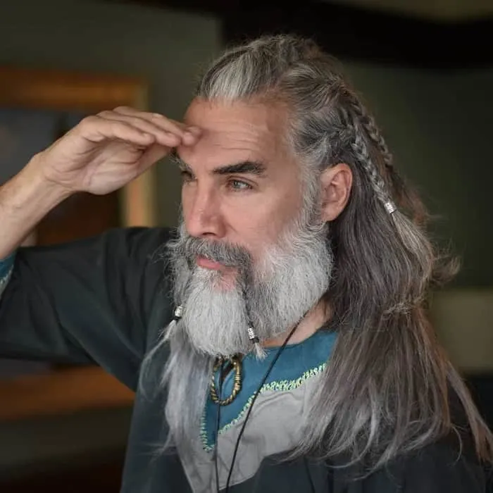 viking braids for old people