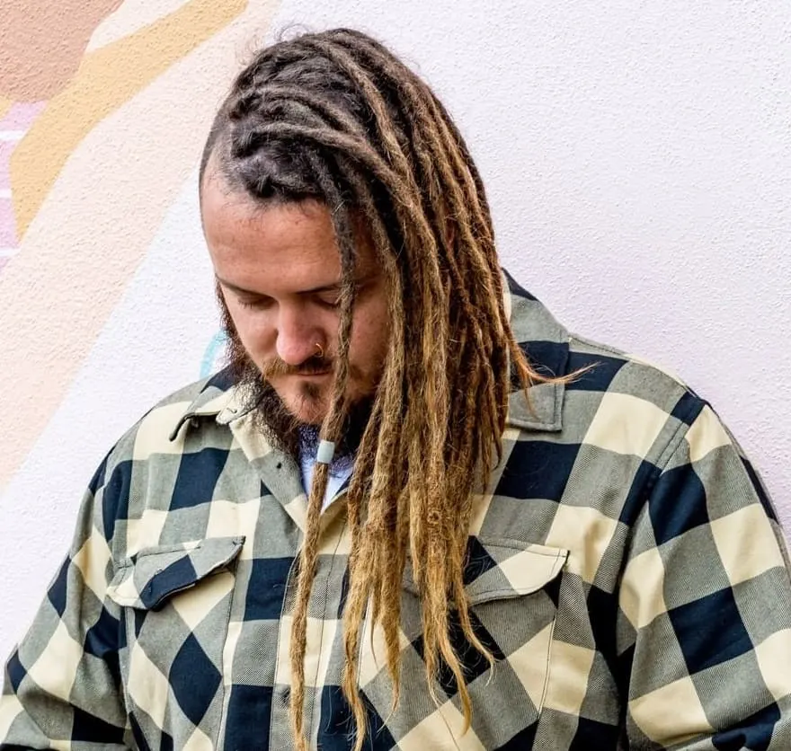 side shaved viking dreads