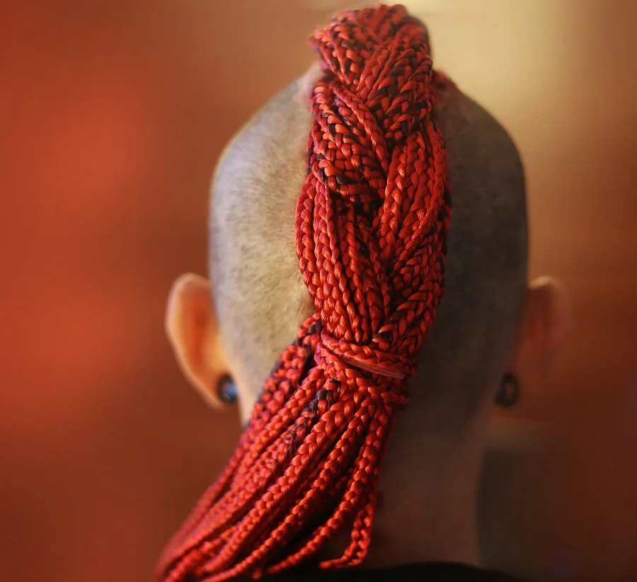 vikng braided mohawk for men