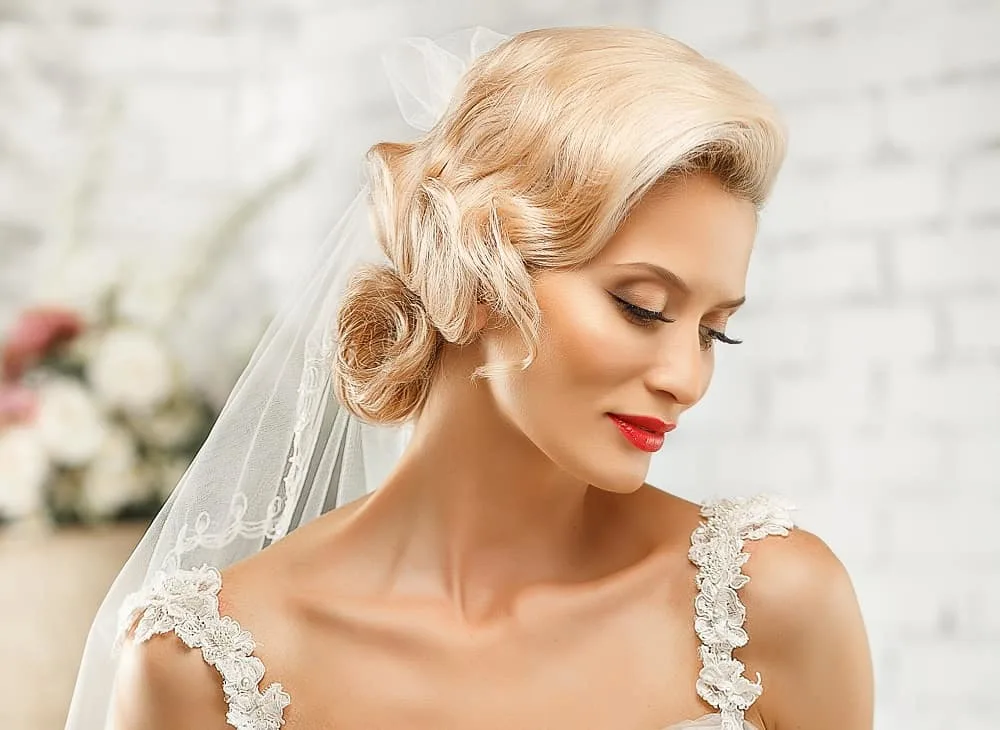 vintage waves for wedding