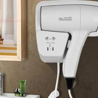 wall mount hair dryer