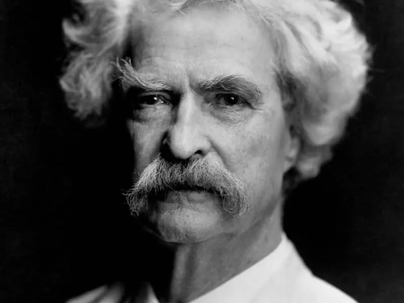 Mark Twain's walrus mustache