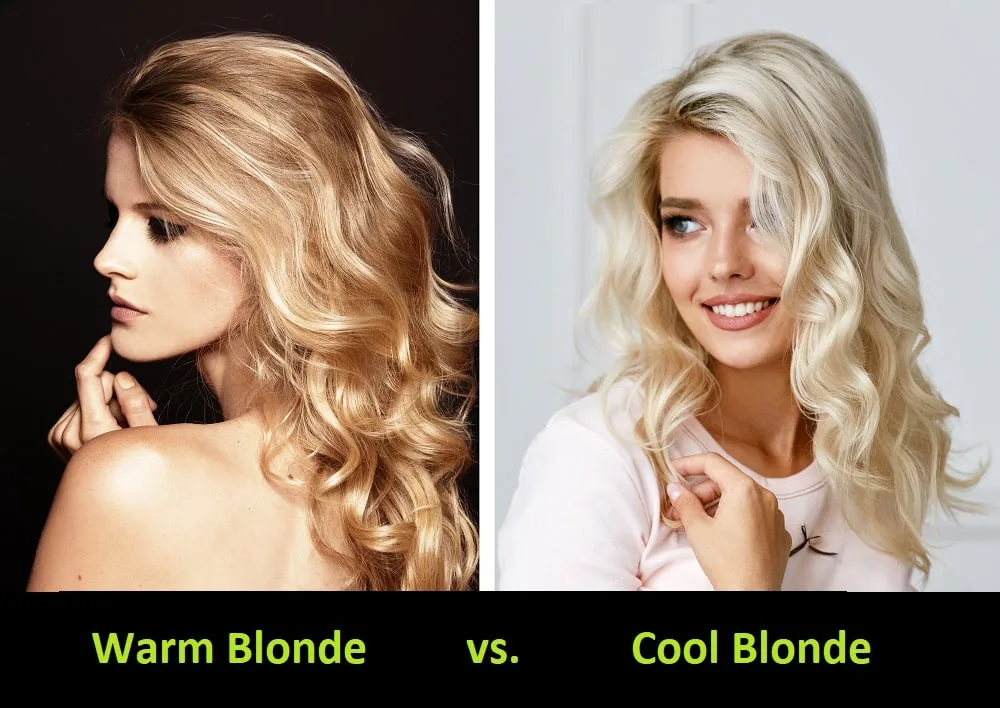warm blonde vs cool blonde