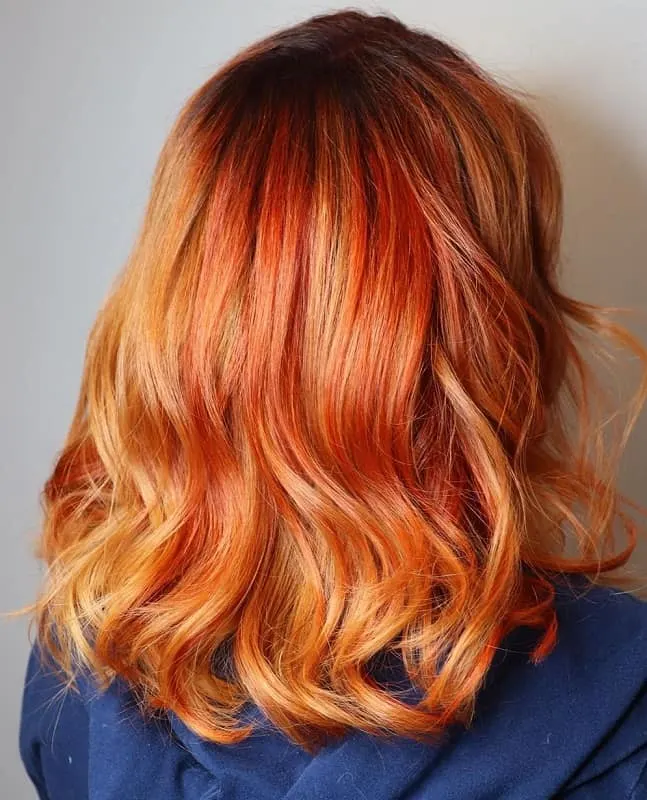 warm hair color for women