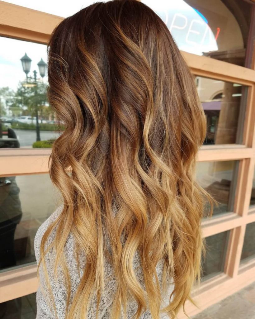 Ombre Brown Hair Color for women 