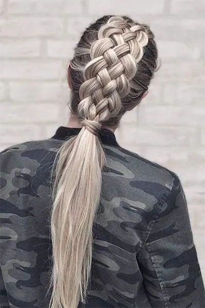 Weaving Warrior Braid for women