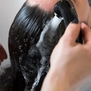 washing hair before dyeing it semi-permanent