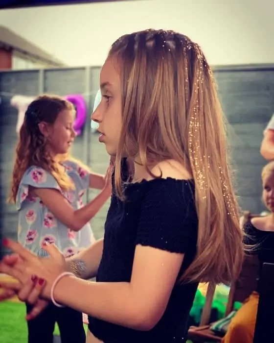 waterfall braids for little girls