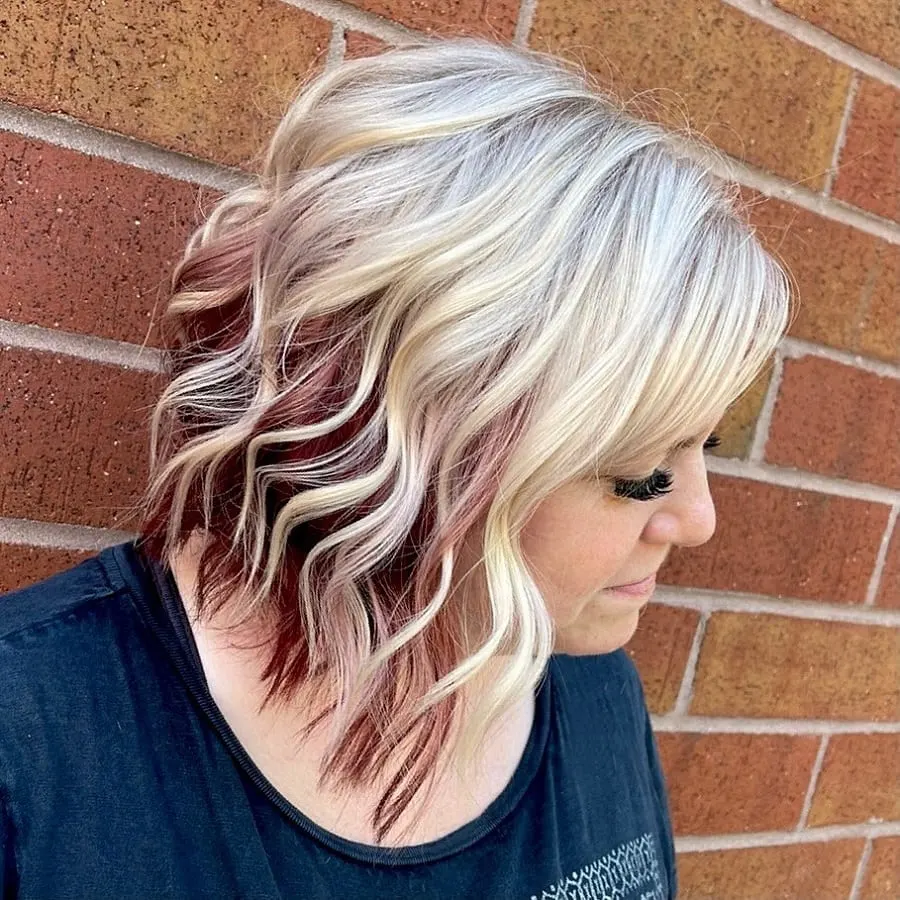 15 Ways to Style Blonde Hair with Red Underneath in 2023 – HairstyleCamp