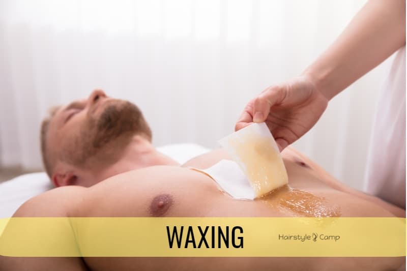 waxing remove men's hair permanently