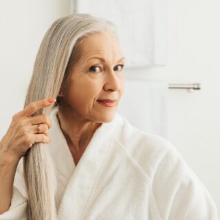 ways to brighten gray hair