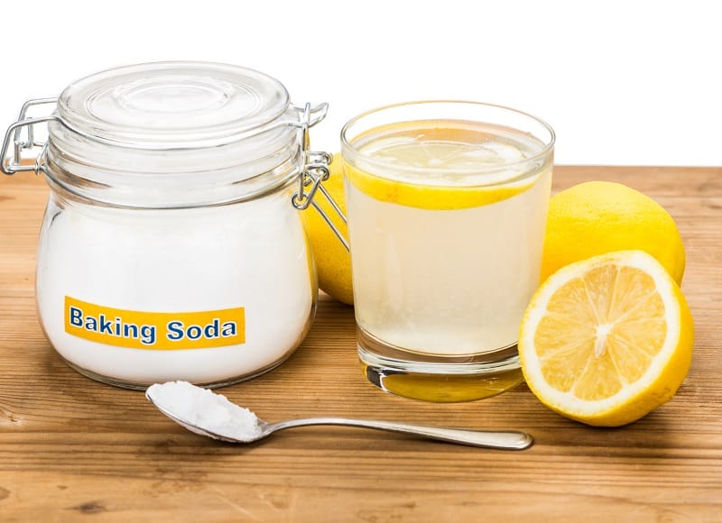 lemon juice and baking soda to remove hair dye 