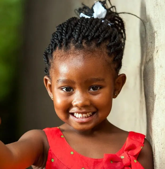 weave hairstyle for little black girl