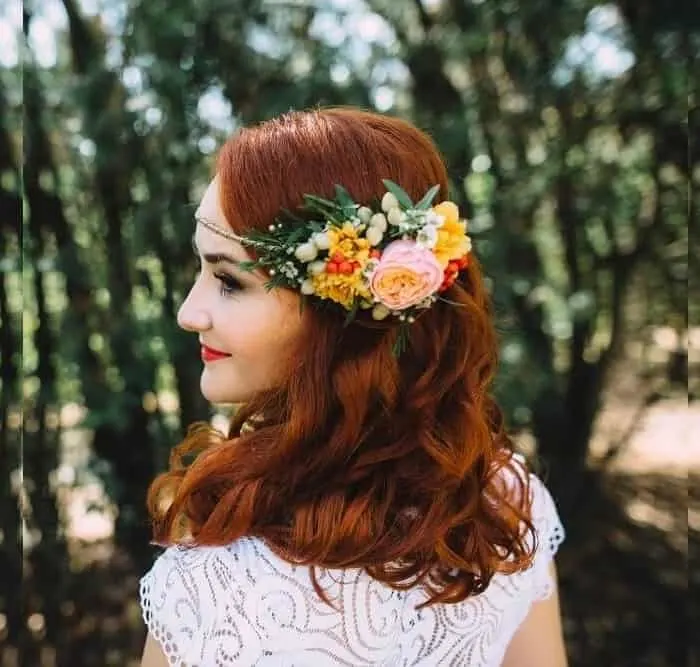 down hairstyle for wedding guest