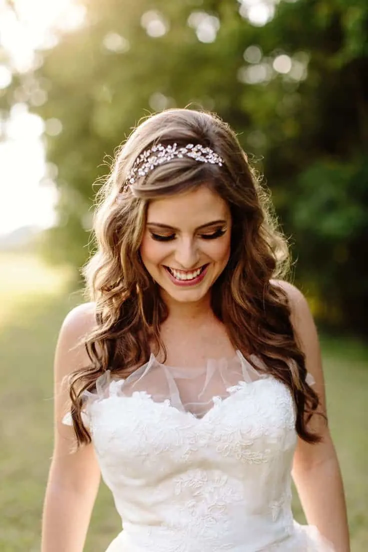 beautiful Wedding Hair Down hairstyle