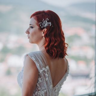 wedding hairstyle for redheads