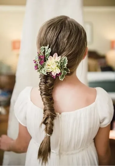  fishtail braid for little girl