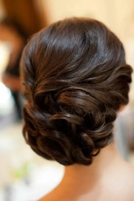 curly with Wedding Hairstyles For Medium Length Hair