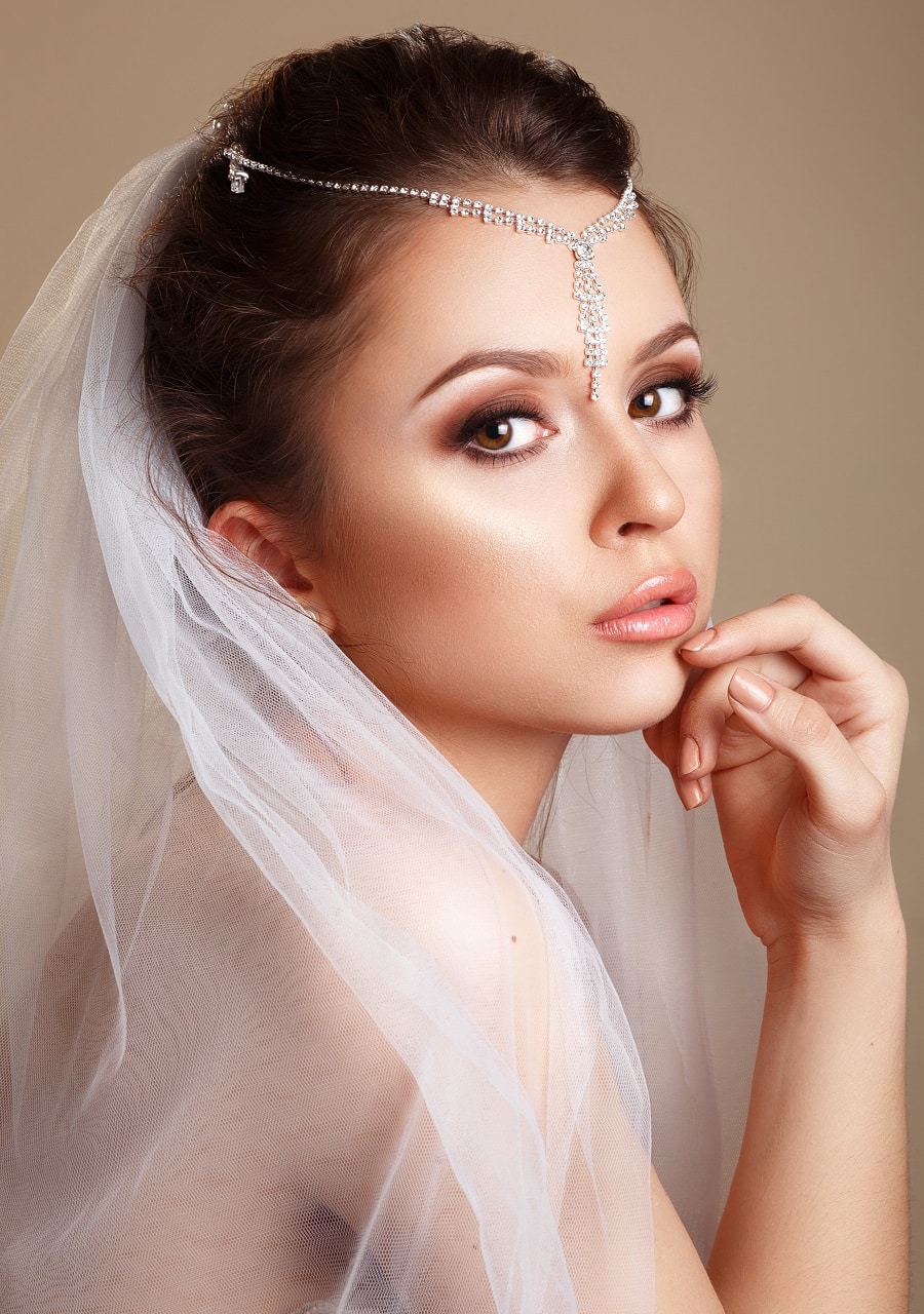 wedding hairstyles with veil ideas