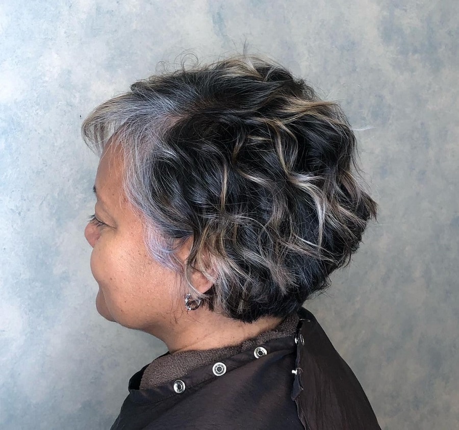 Wedge hair highlights for women over 50
