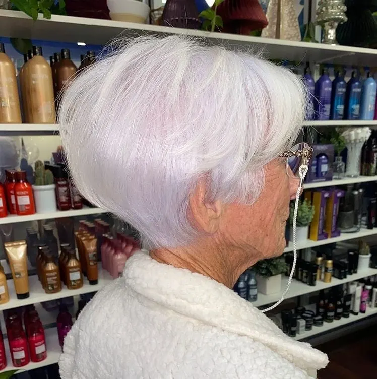 wedge haircut for over 60 women