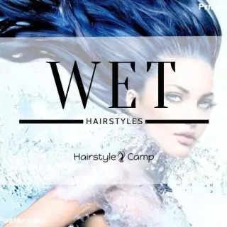 wet hairstyle women
