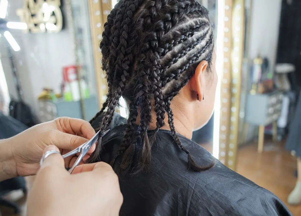 what to do if cornrows become bad