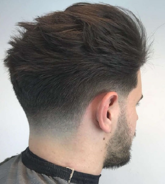 low fade haircut for white men