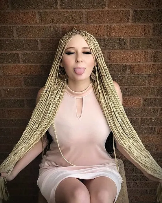 long box braids for white girls