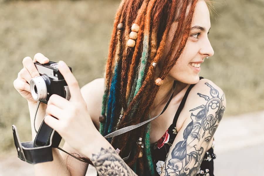 20 Dreadlock Hairstyles For White Girls To Pull Off