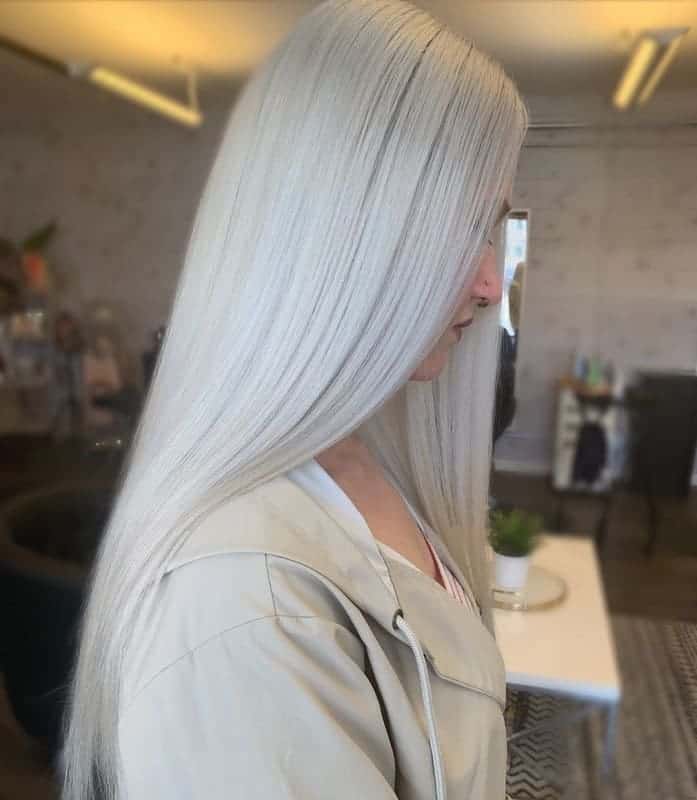 White Hair Color 11 