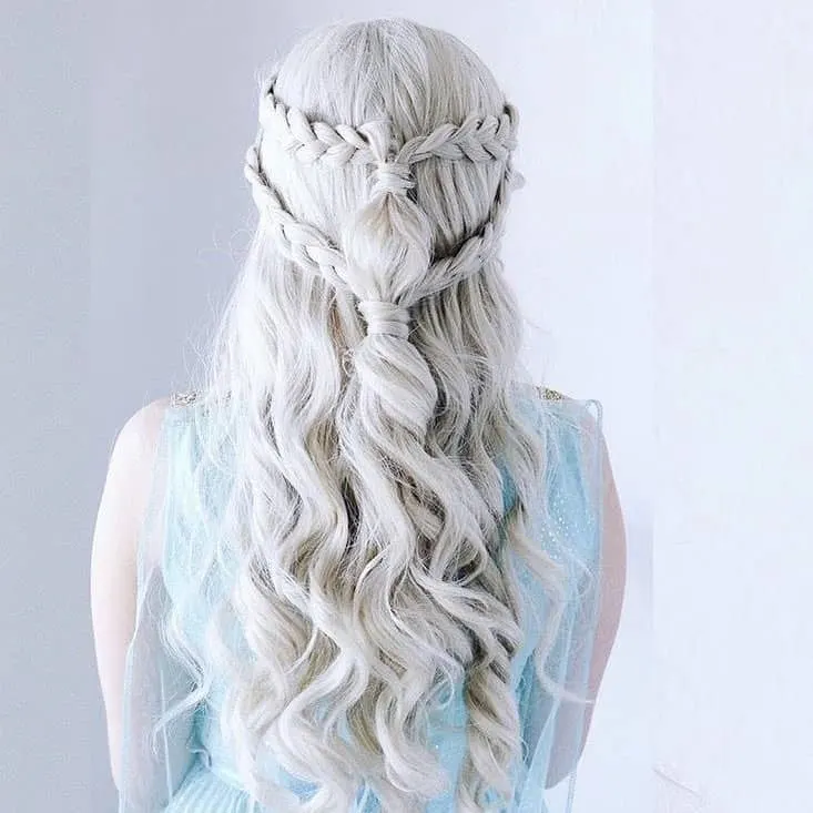 braided white hairstyles for girls