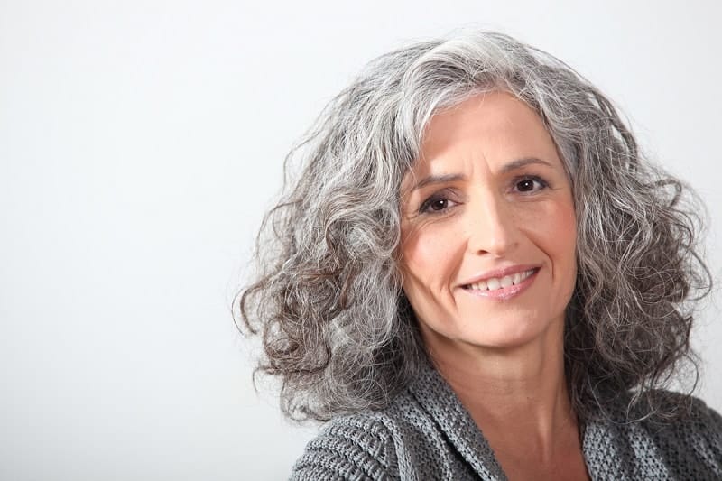 medium length hairstyle for women over 50