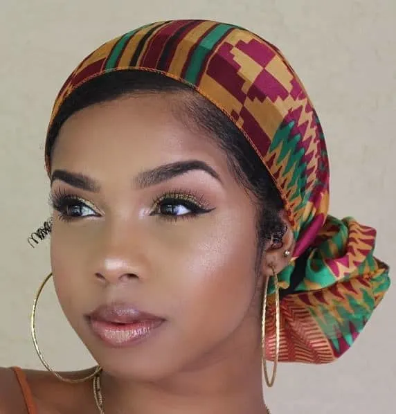 wrap hairstyles for black women