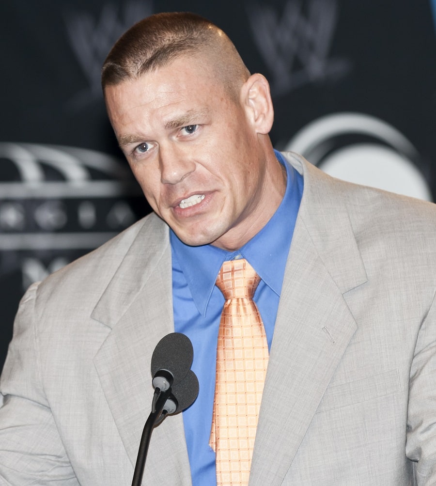 wrestler John Cena hairstyle