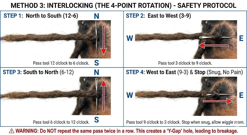 Interlocking (The 4-Point Rotation)