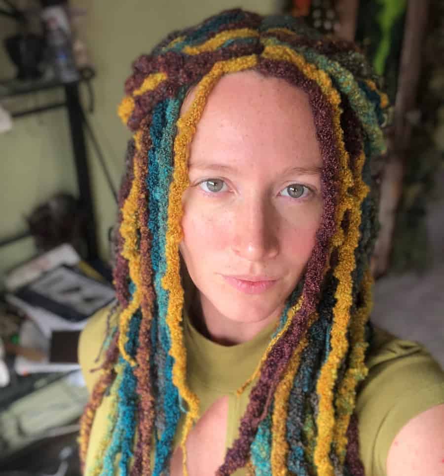yarn dreads for white girls