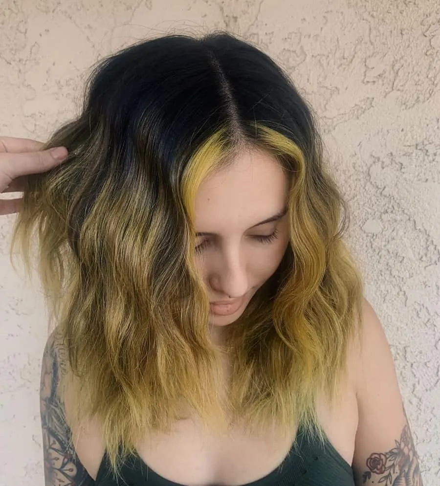 yellow halo highlights