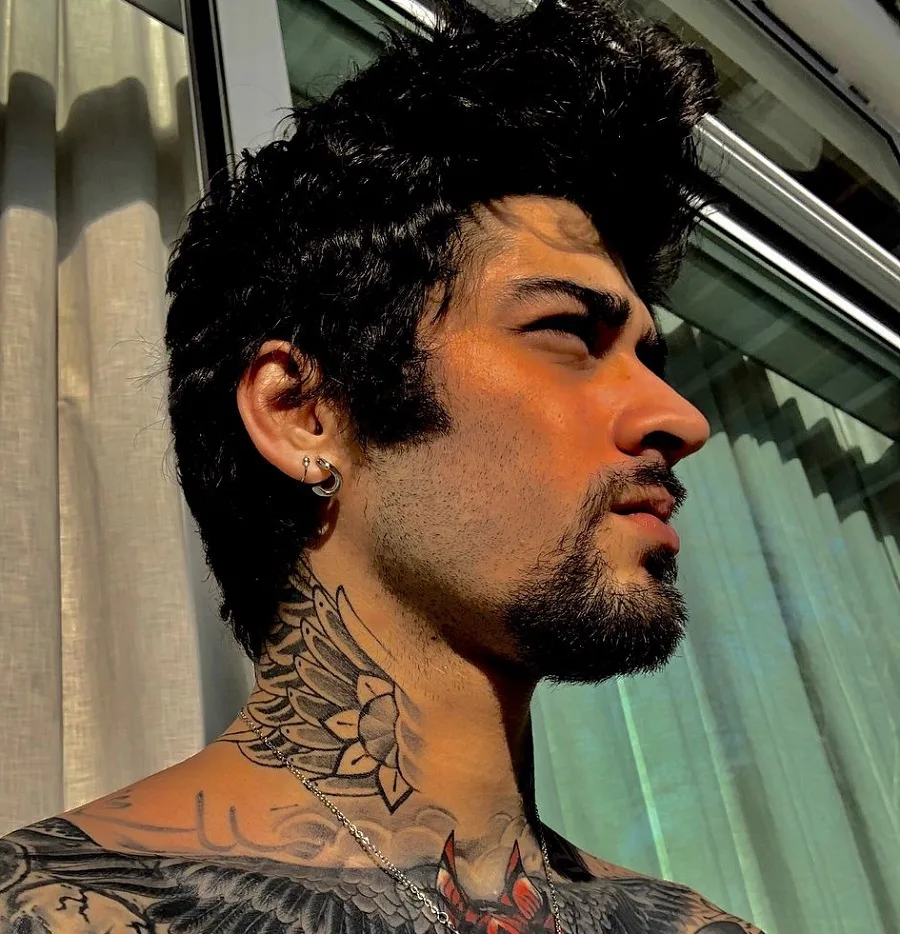 zayn malik with goatee beard