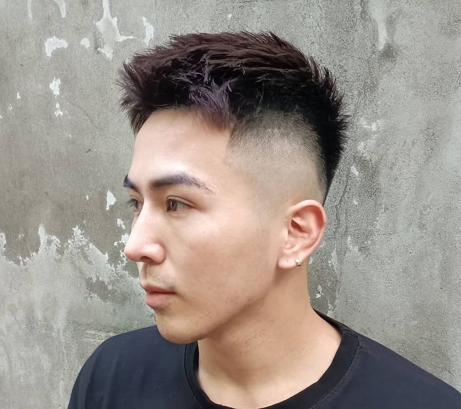 zero fade haircut for asian men